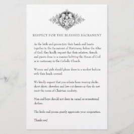 カソリッ結婚クの教会の質素な服装 便箋