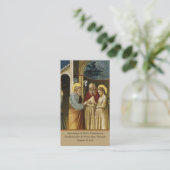 カソリッ結婚クの祈りの言葉が聖札を買う 名刺 (スタンド正面)