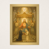 カソリッ結婚クの祈りの言葉カードイエス (正面)