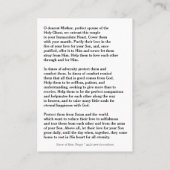 カソリッ結婚クの祈りの言葉カード |オーバーレイありがとうございます 名刺 (裏面)