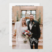 カソリッ結婚クの祈りの言葉カード サンキューカード (正面/裏面)