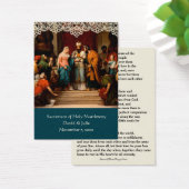 カソリッ結婚クの祈りの言葉好意の聖札 (デスク)