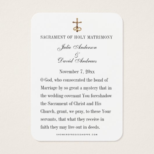 カソリッ結婚クの聖杯マリアとイエスフローラ (裏面)