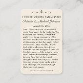 カソリッ結婚クの記念日への賛美聖書 名刺 (裏面)