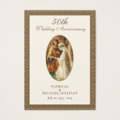 カソリッ結婚クの記念日祈りの言葉カード (正面)