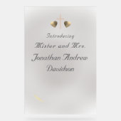 カソリッ結婚クの アクリルサイン (正面)