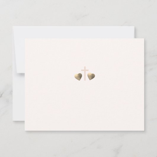 カソリッ結婚クの 出欠カード (裏面)