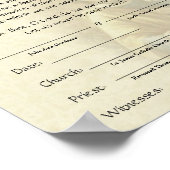 カソリッ結婚クスの婚約ベロタール約束 ポスター (角)