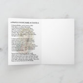 カソリッ結婚クスの祈りの言葉ありがとうメアリー・オーバーレイ サンキューカード (内部)