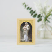 カソリッ結婚クスの祈りの言葉カードヴァージン&子 名刺 (スタンド正面)