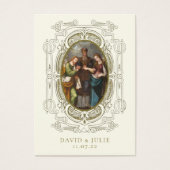 カソリッ結婚クスの祈りの言葉ホーリーカードベロタール (正面)