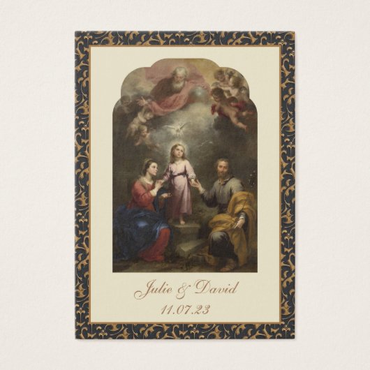 カソリッ結婚クスの祈りの言葉聖家族 (正面)