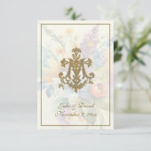 カソリッ結婚クスの聖札フローラマリアン・クロス エンクロージャーカード (スタンド正面)