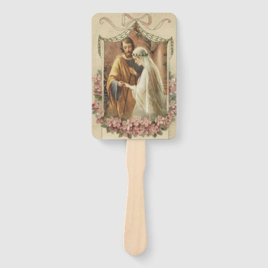 カソリッ結婚クスフローラ夏春エレガント ハンドファン (正面)