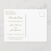 カソリッ結婚クス三ハートフローラ 案内ポストカード (裏面)