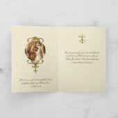 カソリッ結婚クス記念日婚約祈りの言葉 カード (内部)