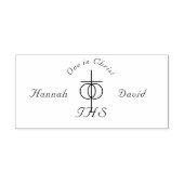 カソリッ結婚クス セルフインキングスタンプ (デザイン)