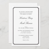 カソリッ結婚クス 招待状 (正面/裏面)