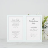 カソリッ結婚ク式折り畳みプログラムテンプレート (スタンド正面)