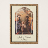 カソリッ結婚ク祈りの言葉イエスメリージョセフ (正面)