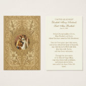 カソリッ結婚ク祈りの言葉ベロタールメアリージョセフ (正面&裏面)