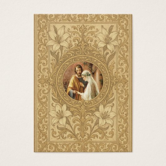 カソリッ結婚ク祈りの言葉ベロタールメアリージョセフ (正面)