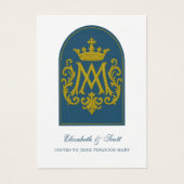 カソリッ結婚ク祈りの言葉マリアン・ブルー (正面)