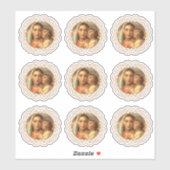 カソリッ賛美クヴァージンメアリーイエズス宗教的 シール (シート)