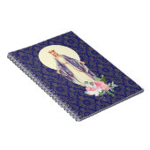 カソリッ賛美クヴァージンメアリーヴィンテージ宗教 ノートブック (右側)