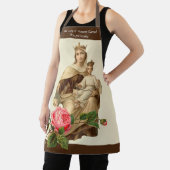 カソリッ賛美クヴァージンメアリー山カルメルバラ エプロン (インサイチュ)