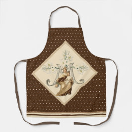 カソリッ賛美クヴァージンメアリー山カルメルフローラ エプロン