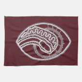 カソリッ賛美クヴァージンメアリー、レース キッチンタオル (横)