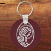 カソリッ賛美クヴァージンメアリー、レース キーホルダー (正面)