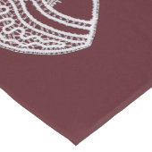 カソリッ賛美クヴァージンメアリー、レース ショートテーブルランナー (コーナー)