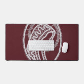 カソリッ賛美クヴァージンメアリー、レース デスクマット (キーボード&マウス)