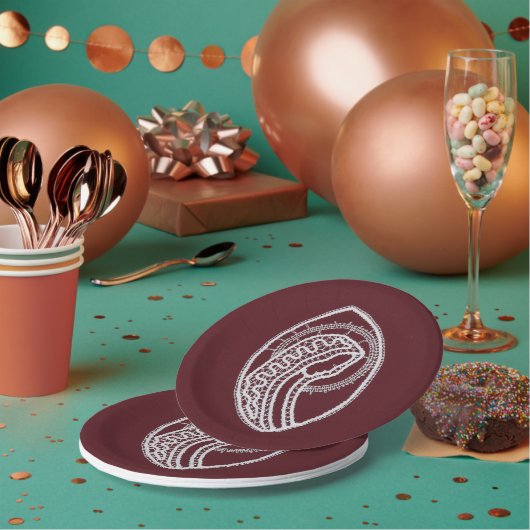 カソリッ賛美クヴァージンメアリー、レース ペーパープレート (複数)