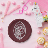 カソリッ賛美クヴァージンメアリー、レース ペーパープレート (パーティー)