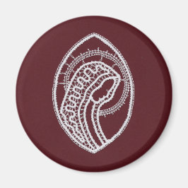 カソリッ賛美クヴァージンメアリー、レース マグネット