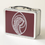 カソリッ賛美クヴァージンメアリー、レース メタルランチボックス (裏面)