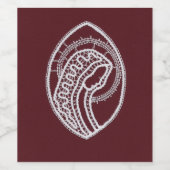 カソリッ賛美クヴァージンメアリー、レース ワインラベル (シングルラベル)