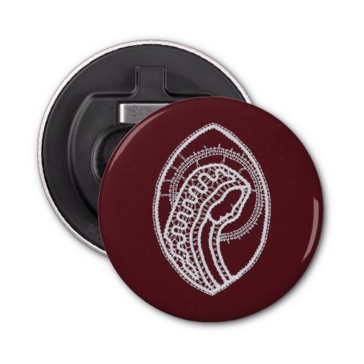 カソリッ賛美クヴァージンメアリー、レース 栓抜き (正面)