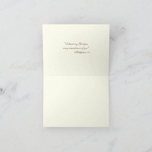 カソリッ賛美ク母イエスフローラマリアン・クロス シーズンカード (内部)