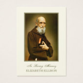 カソリナスケイシー葬儀祈りの言葉カード (正面)