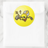 カソリボールのシール ラウンドシール (バッグ)