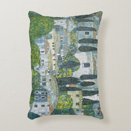 カソンにある教会(キルシュ) by Gustavクリムト アクセントクッション (正面(垂直))