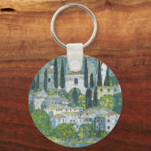 カソンにある教会(キルシュ) by Gustavクリムト キーホルダー (正面)
