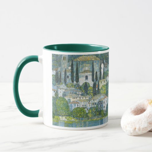 カソンにある教会(キルシュ) by Gustavクリムト マグカップ (ドーナツ)