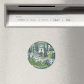 カソンにある教会(キルシュ) by Gustavクリムト マグネット (インサイチュ (食洗機))