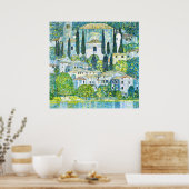 カソンの教会バイグスタフクリムト ポスター (キッチン)