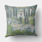 カソンの教会(イタリアン風景)ヴィンテージアート クッション (裏面)